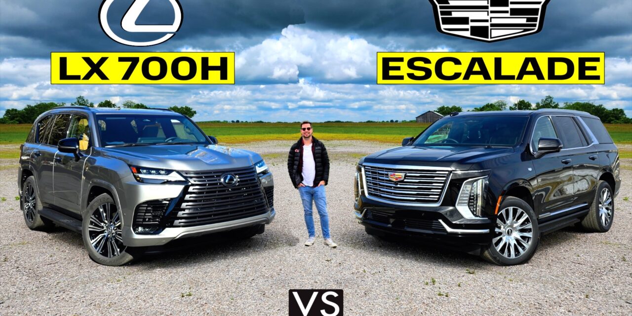 Big Luxury Flagships! 2025 Cadillac Escalade vs. 2025 Lexus LX