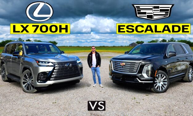 Big Luxury Flagships! 2025 Cadillac Escalade vs. 2025 Lexus LX