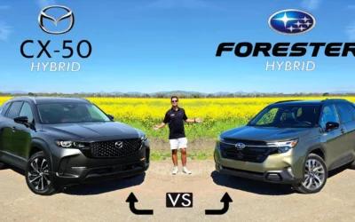 Hybrid Head-to-Head! 2025 Mazda CX-50 Hybrid vs. 2025 Subaru Forester Hybrid