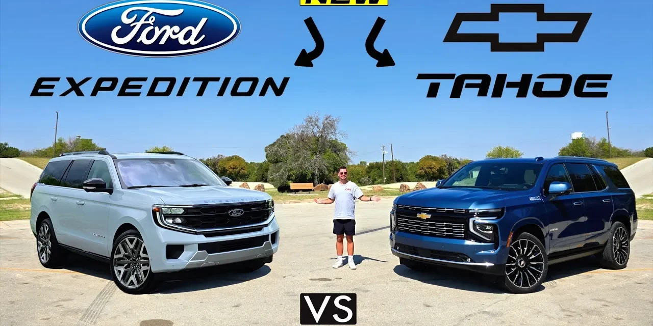 Big American Battle! 2025 Ford Expedition vs. 2025 Chevy Tahoe