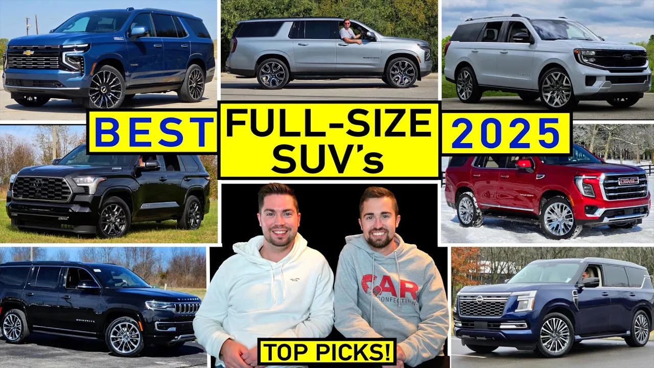 Best Full-Size SUVs for 2025 – Our Expert Picks 
