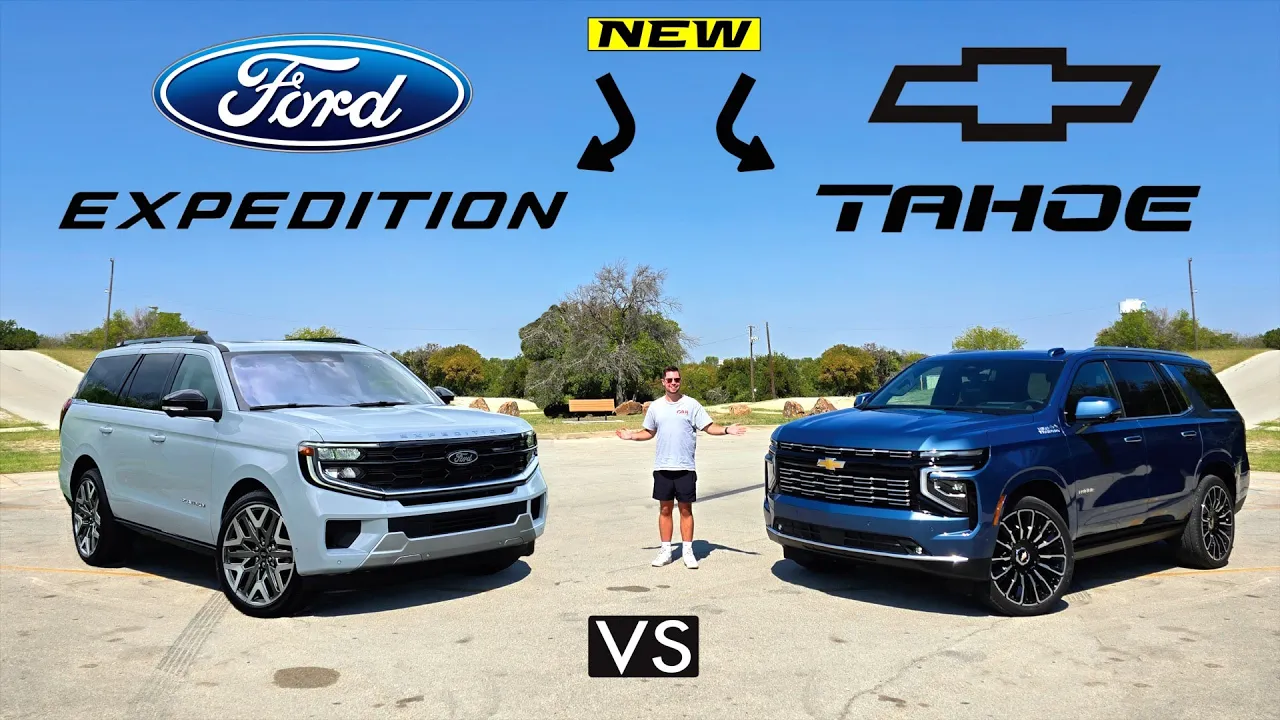 Big American Battle! 2025 Ford Expedition vs. 2025 Chevy Tahoe