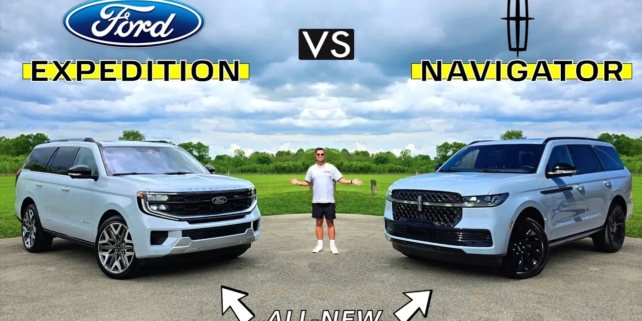 Full-Size Rivalry! 2025 Lincoln Navigator vs. 2025 Ford Expedition
