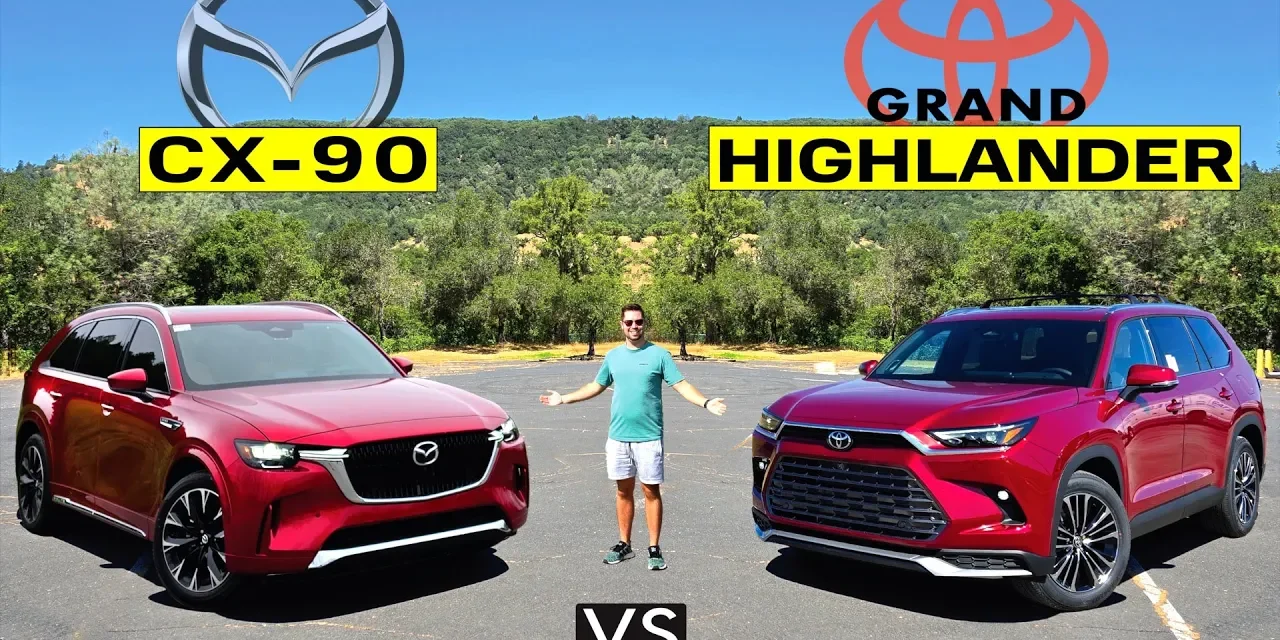Large or Luxury? 2025 Mazda CX-90 vs. 2025 Toyota Grand Highlander