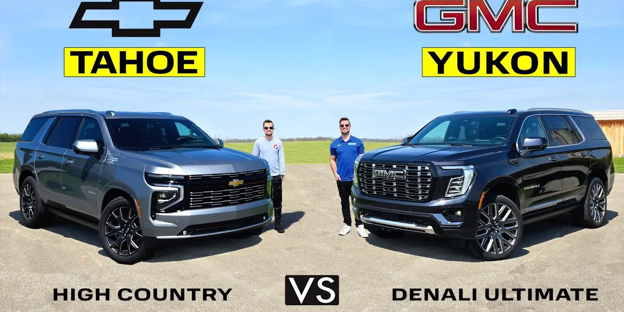 2026 GMC Yukon vs. 2026 Chevrolet Tahoe: Sibling Showdown!