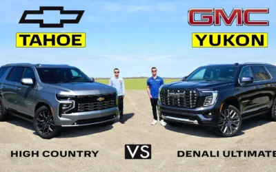 2026 GMC Yukon vs. 2026 Chevrolet Tahoe: Sibling Showdown!