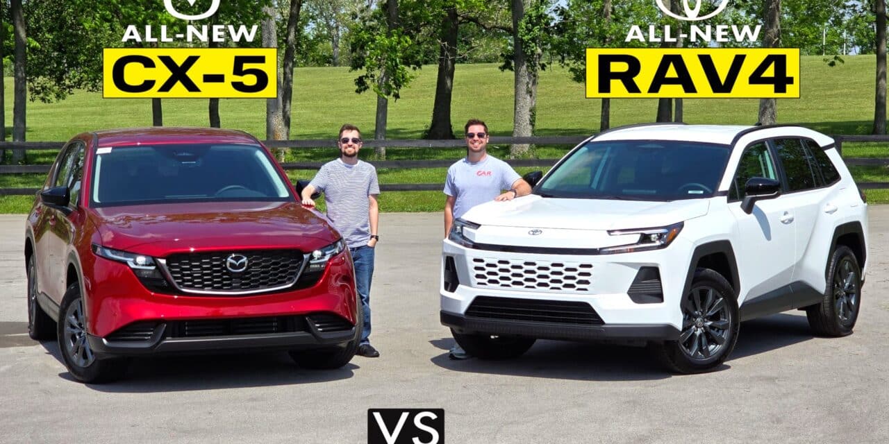 Redesigned Battle: 2026 Mazda CX-5 vs. 2026 Toyota RAV4