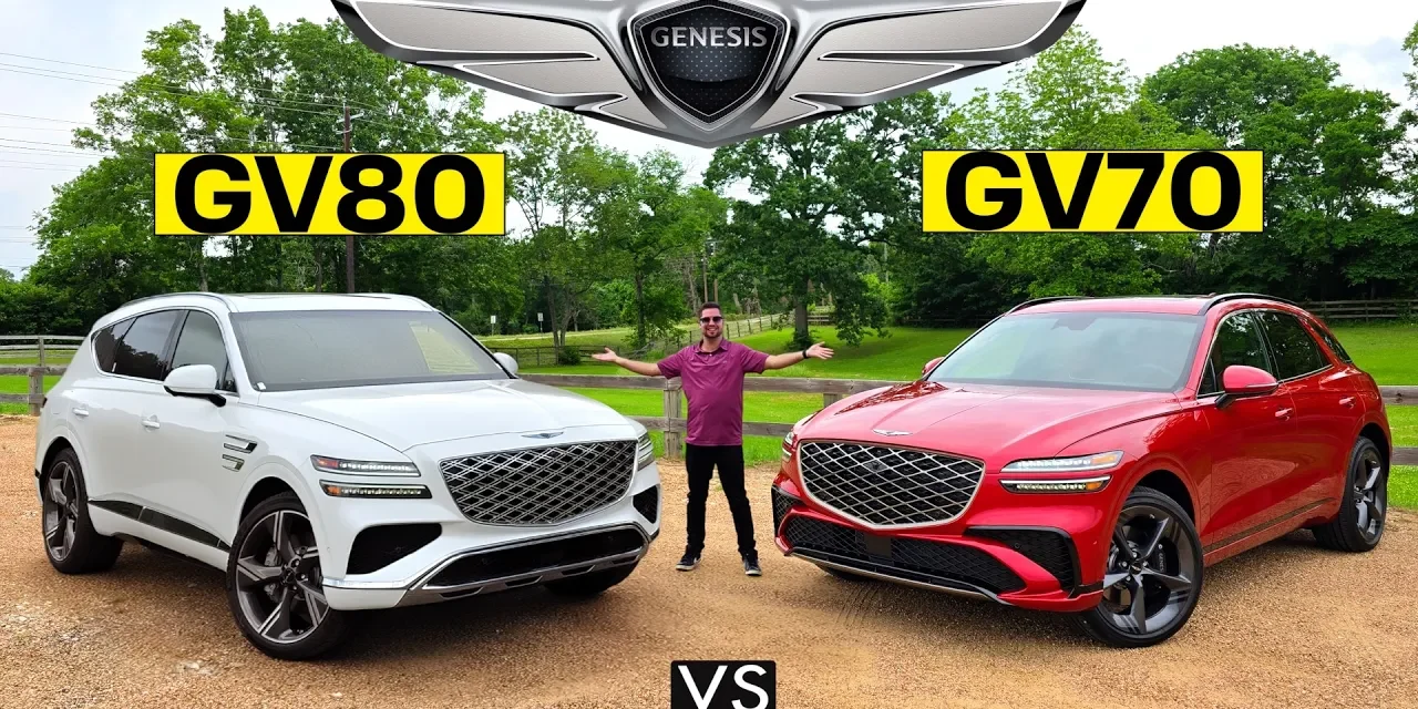 2026 Genesis GV80 vs. 2026 Genesis GV70: More Space Worth the Cost?