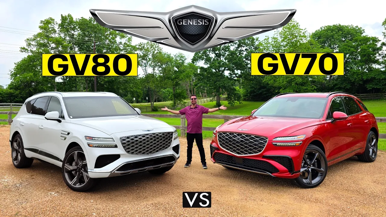 2026 Genesis GV80 vs. 2026 Genesis GV70: More Space Worth the Cost?