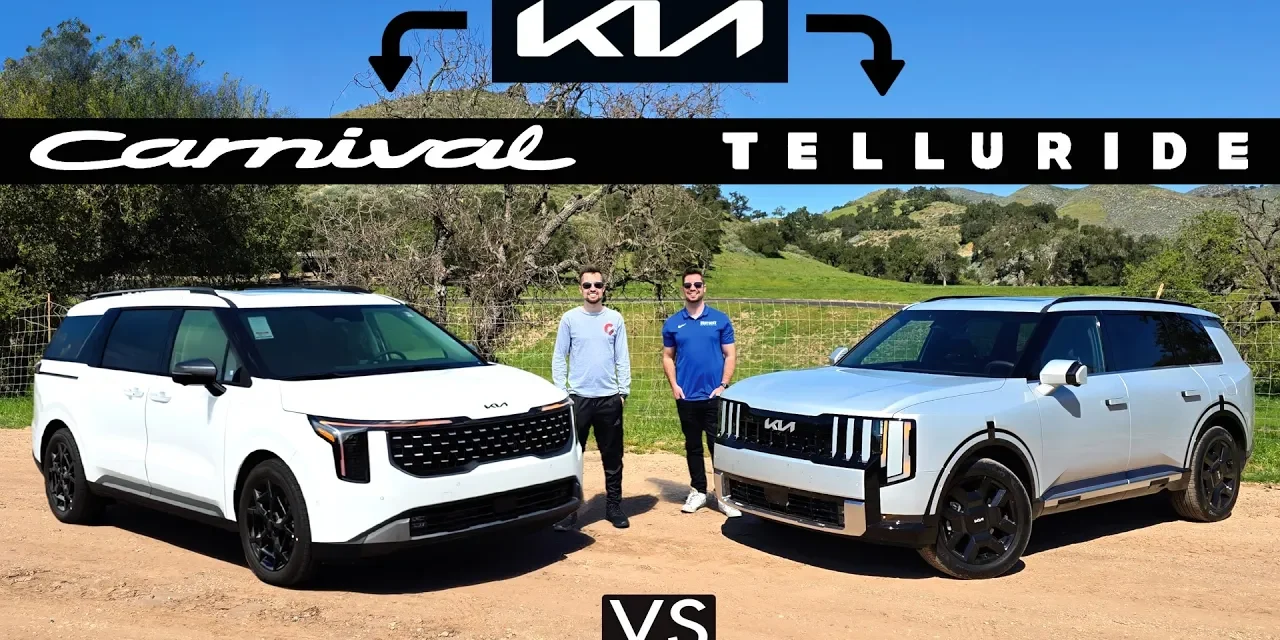 2027 Kia Telluride vs. 2026 Kia Carnival: Is SUV or Minivan Best?