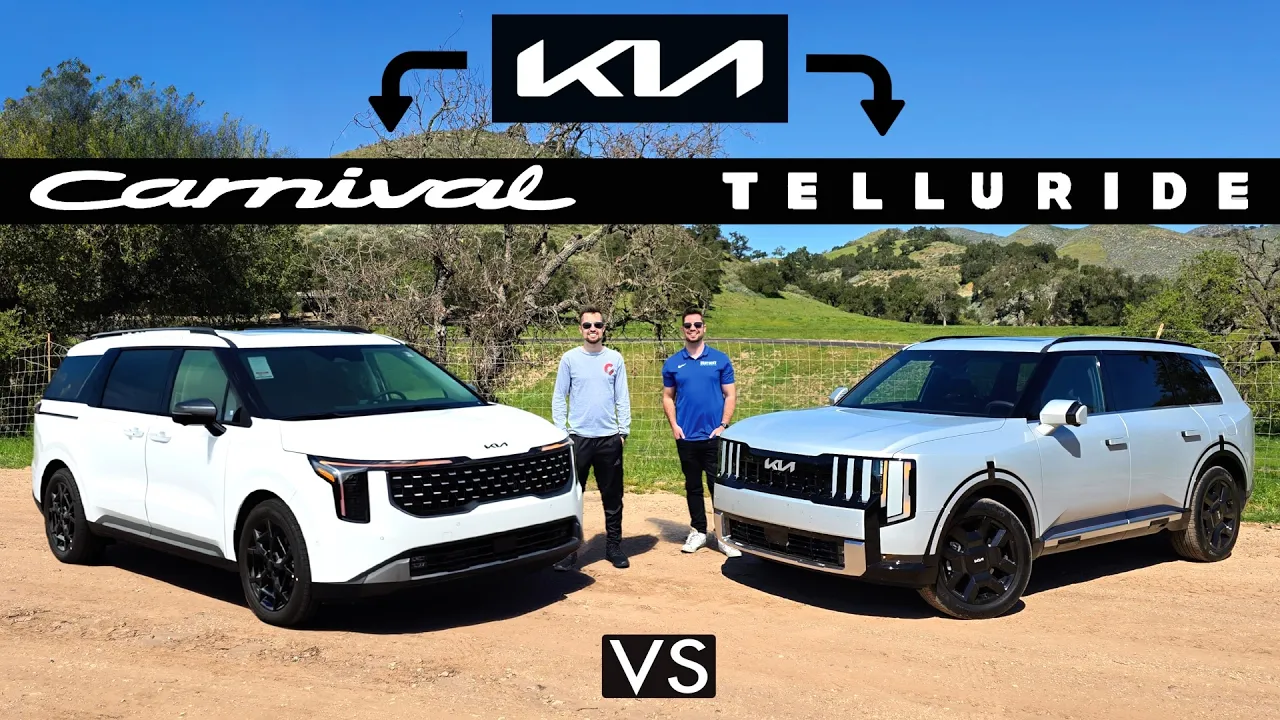 2027 Kia Telluride vs. 2026 Kia Carnival: Is SUV or Minivan Best?