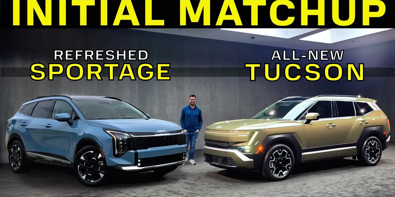 2027 Hyundai Tucson vs. 2027 Kia Sportage Initial Matchup: Tough Choices!